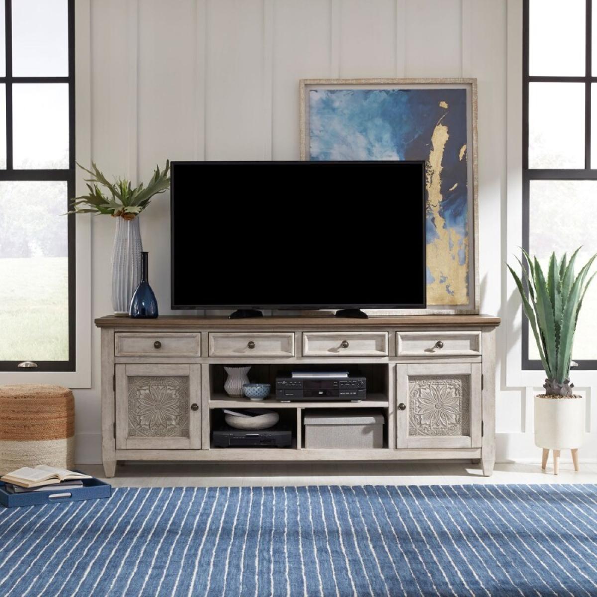 Heartland 76 Inch Tile TV Console - Image 2