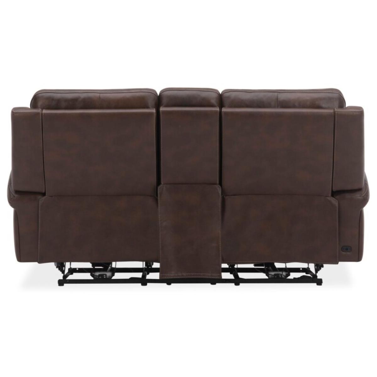 Blair Loveseat w/Console P2 & ZG - Cognac - Image 6