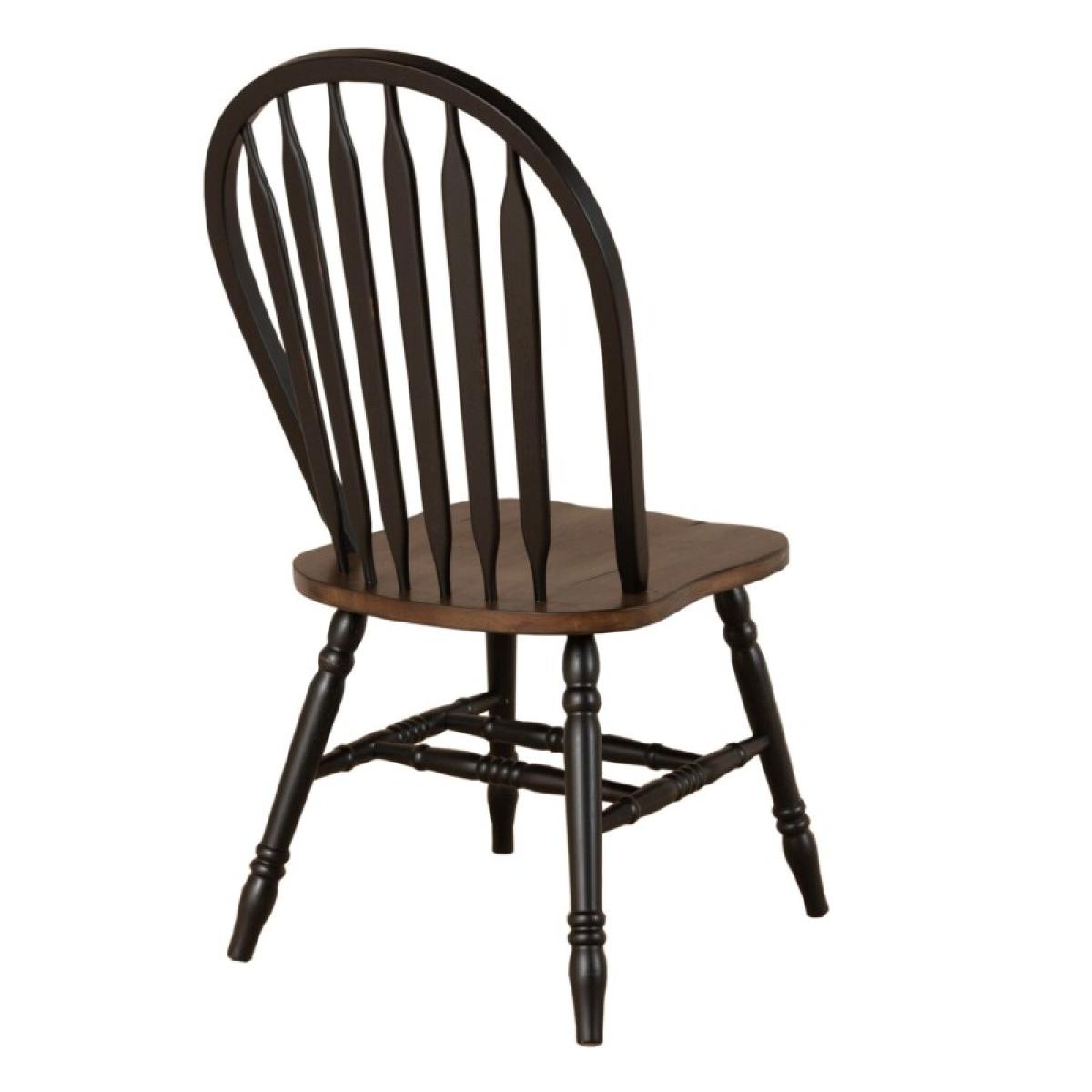 Carolina Crossing Windsor Side Chair- Black - Image 6