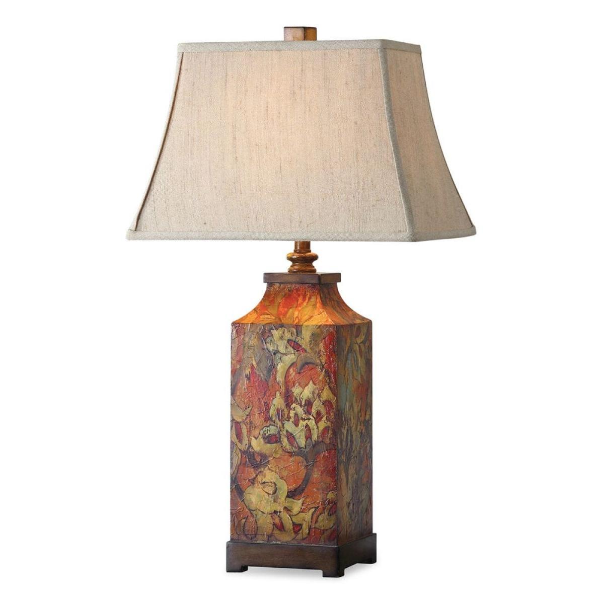 Colorful Flowers Table Lamp - Image 2