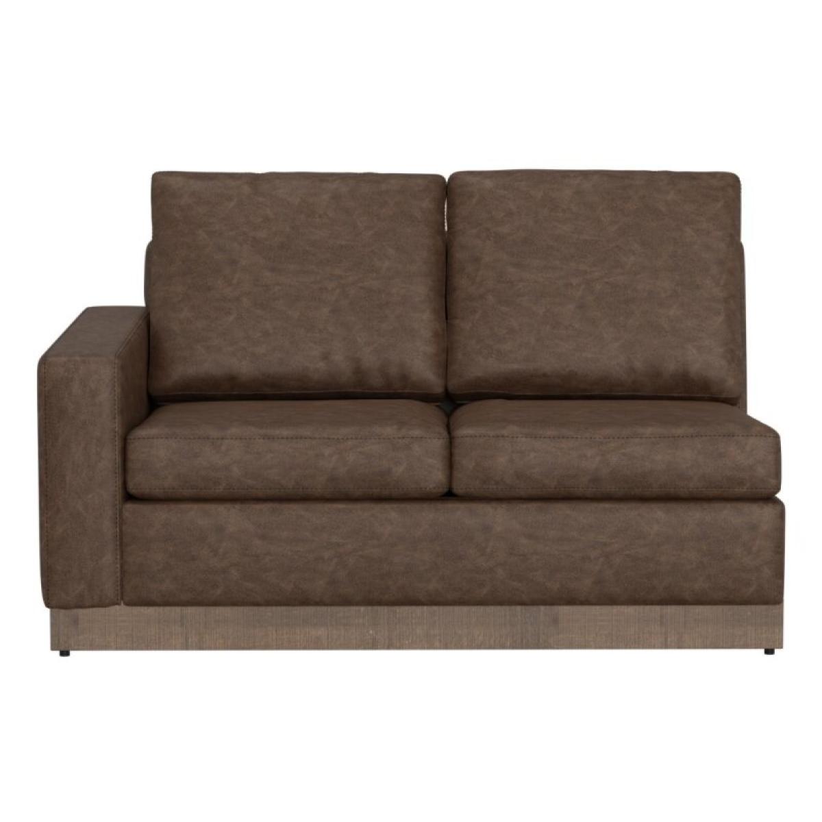 Wooden Frame & Base, Sectional Left-Arm Loveseat - Georgia - Image 3