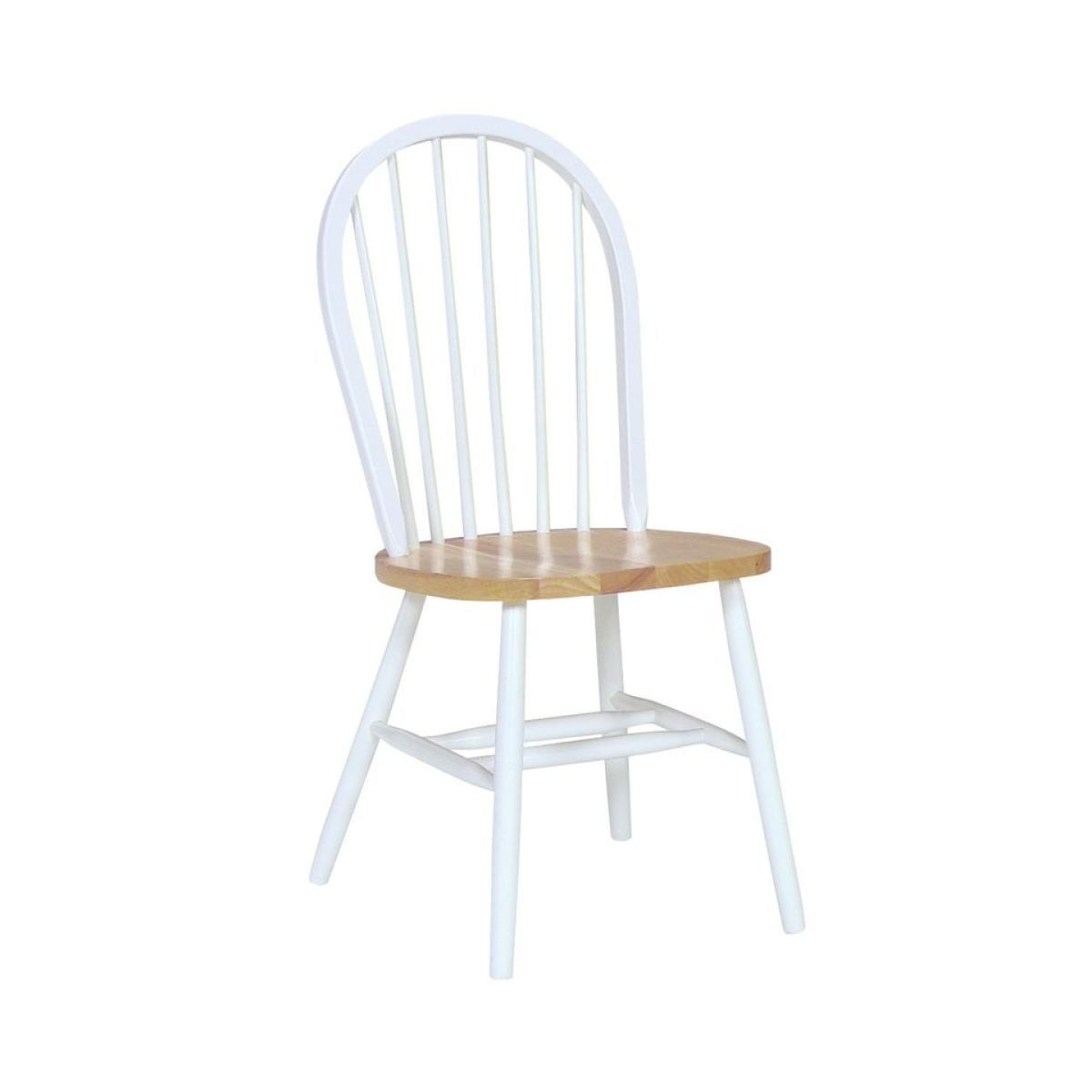 Dining Essentials - Windsor Chair in White & Natural - Image 2