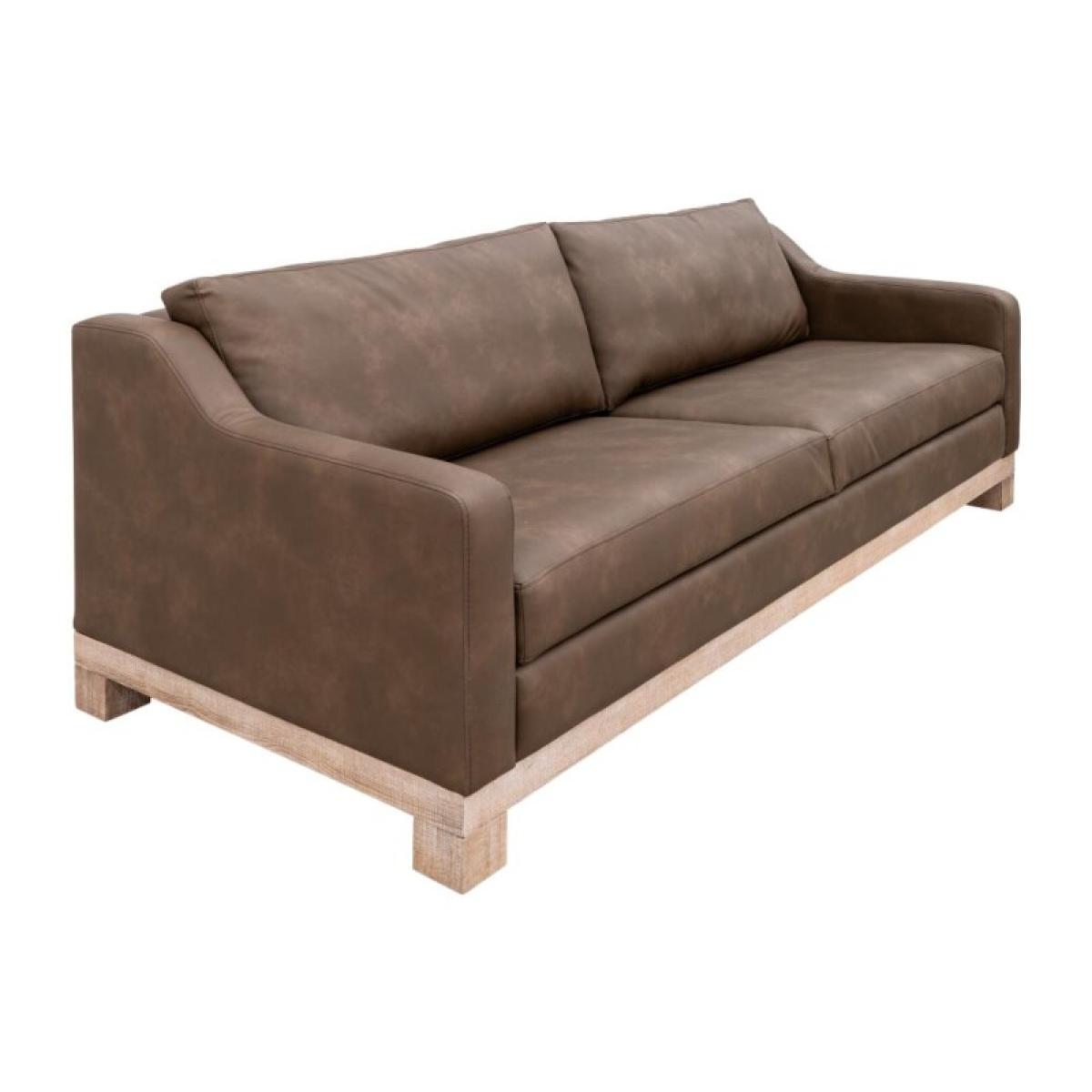 Samba Wooden Frame & Base, Two-Cushion Sofa - Image 2