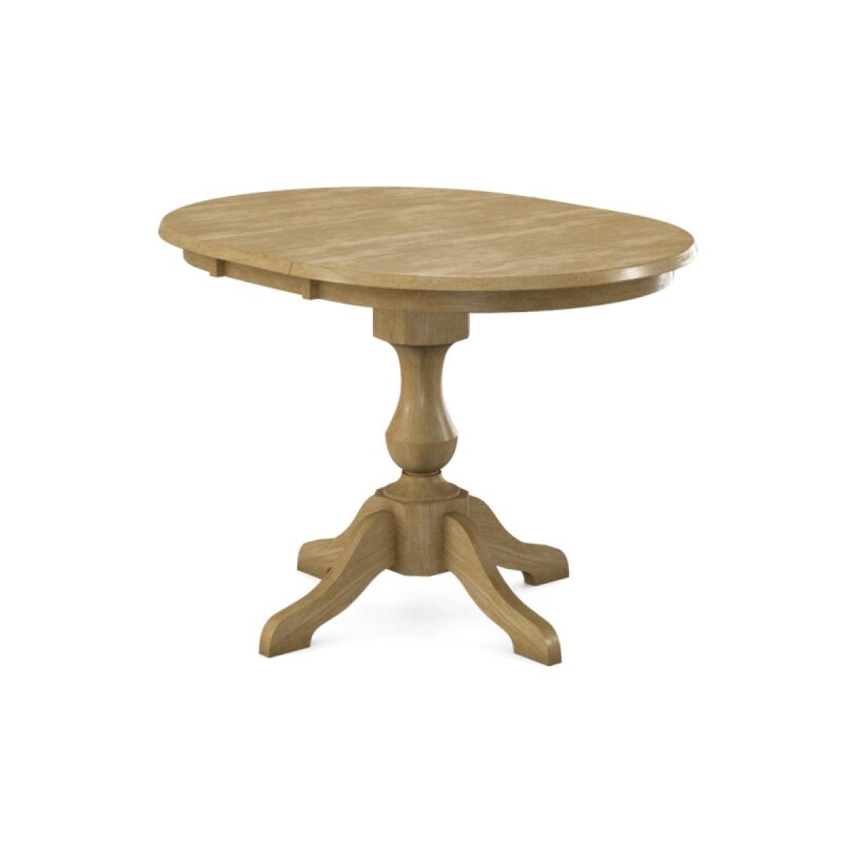 Build Your Own Pedestal Table w/ 36 x 48" Extension Tabletop w/Half Bullnose Edge - Image 10