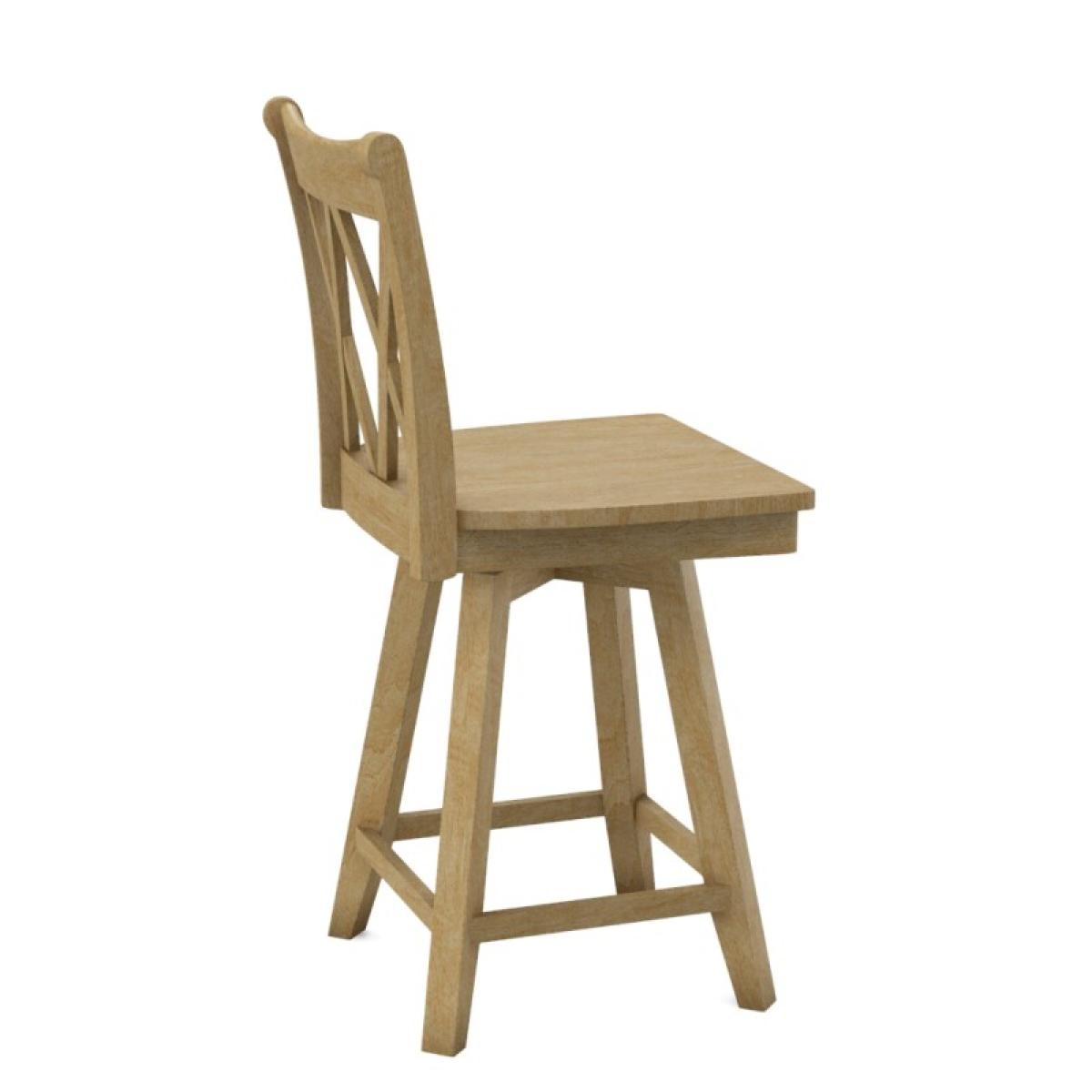 24'' XX Back Swivel Counter Stool - Image 30