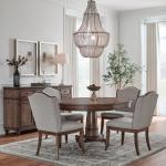 5 Piece Pedestal Table Set