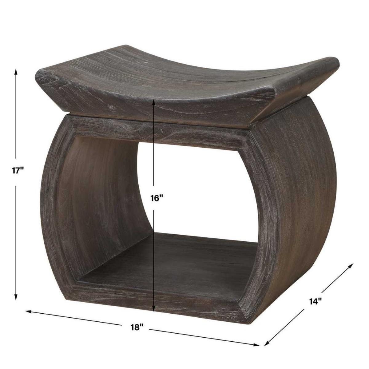 Connor Small Bench, Walnut - Image 9