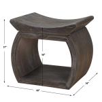 Connor Small Bench, Walnut - Image 9