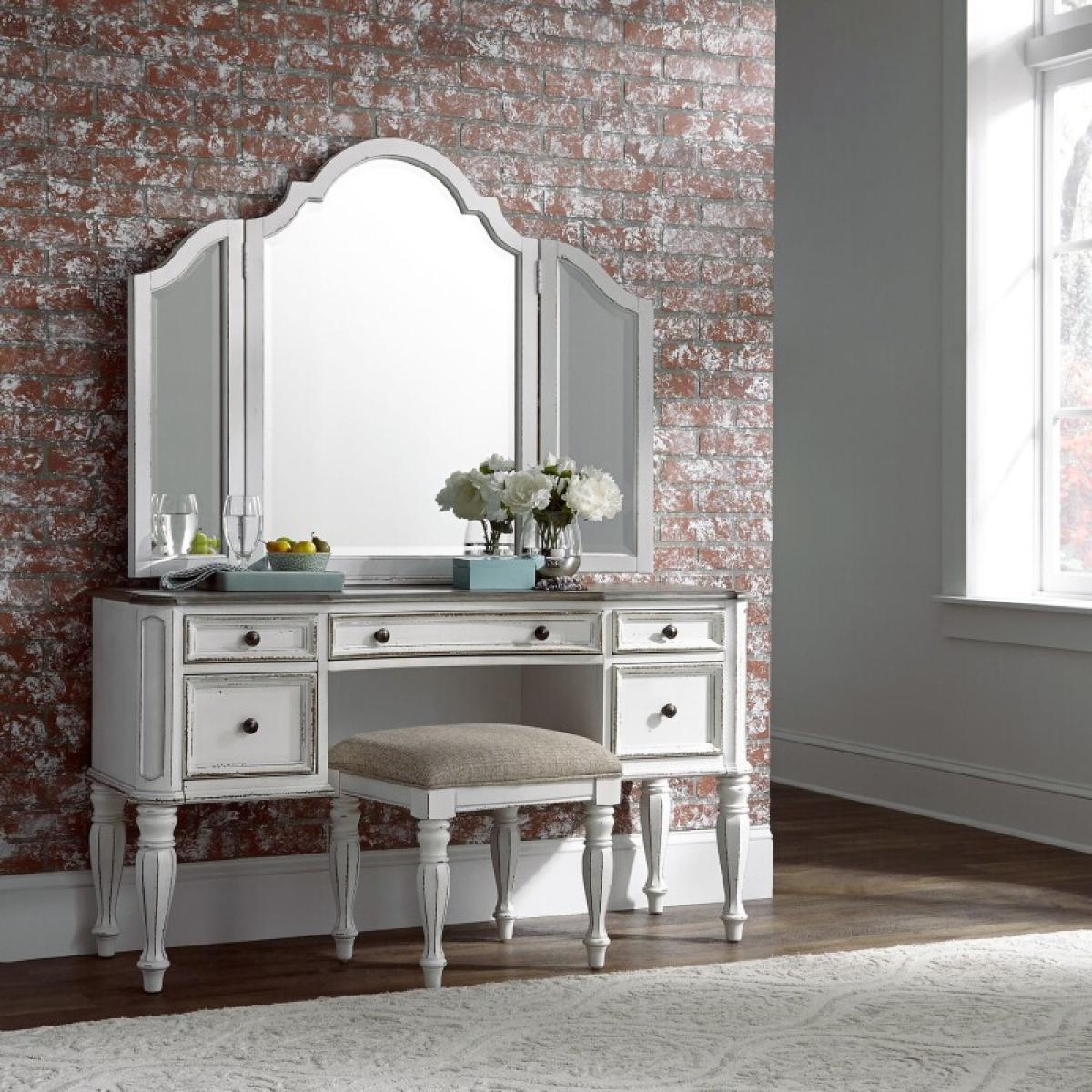 Magnolia Manor Vanity Stool - Image 6