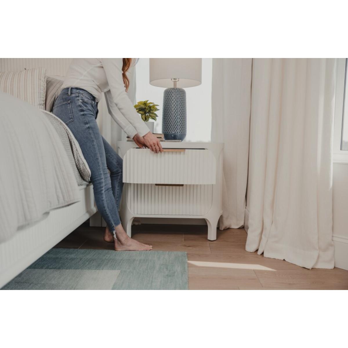 Montauk 2-drawer Electrified Nightstand - Image 4