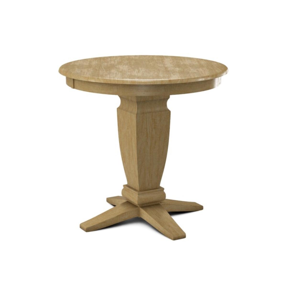 Build Your Own Pedestal Table w/ 36"H Java Gathering Pedestal for Solid Tops - Image 11