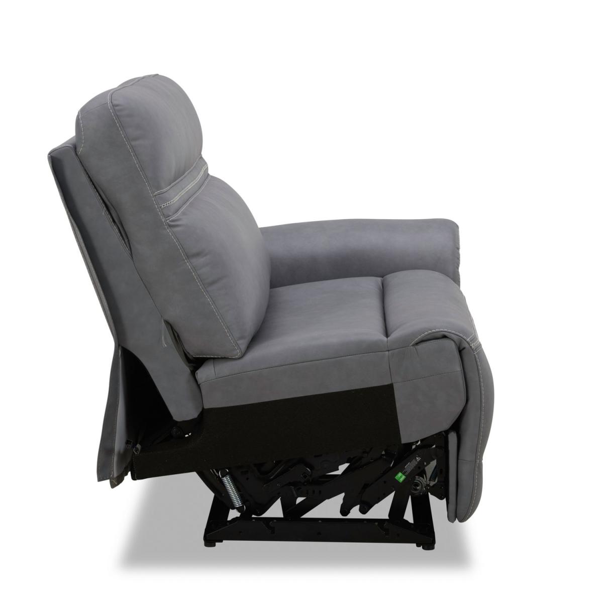 R Arm Recliner P3 & ZG - Blue Gray - Image 5