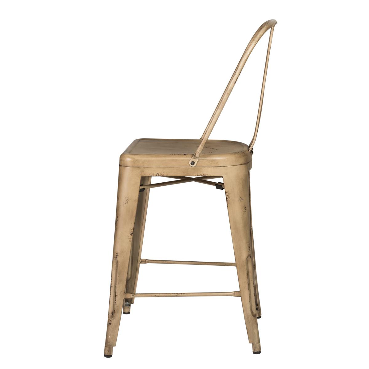 Bow Back Counter Chair - Vintage Cream (RTA) - Image 9