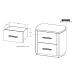 2 Drawer, Nightstand - Balam - Image 8