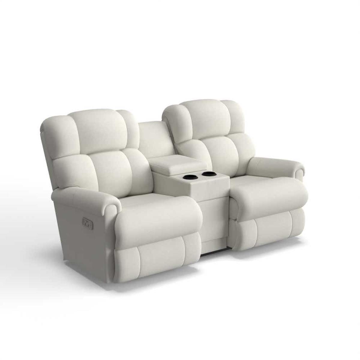 Pinnacle Power Wall Reclining Loveseat W/ Headrest & Console - Image 2
