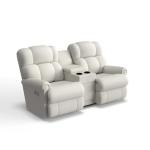 Pinnacle Power Wall Reclining Loveseat W/ Headrest & Console