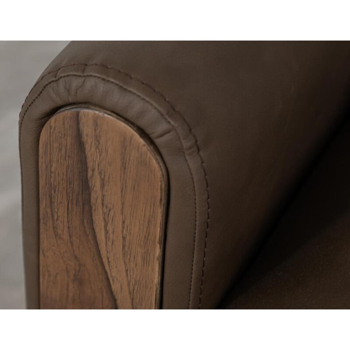 Wooden Frame & Base, Two-Cushion Sofa - Balam - Image 9