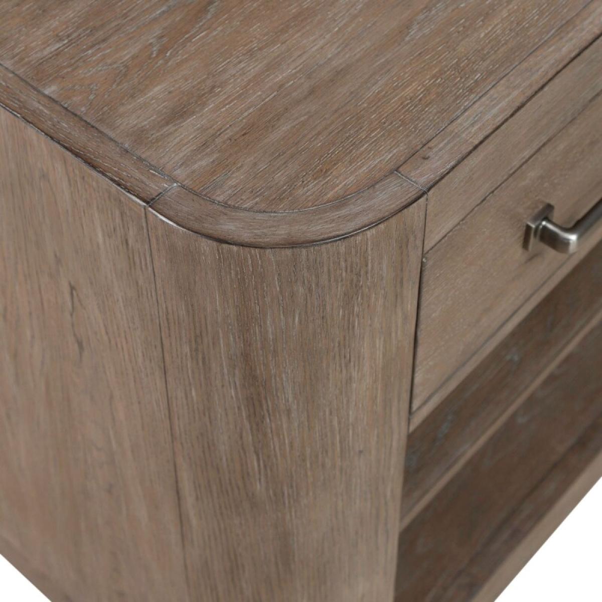 South Bend Open Nightstand w/ Charging Station - Image 9