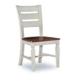 Vista Collection Ladder Back Chair in Hickory & Shell