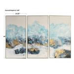 Crashing Waves Hand Painted Canvases, S/3 - Image 7