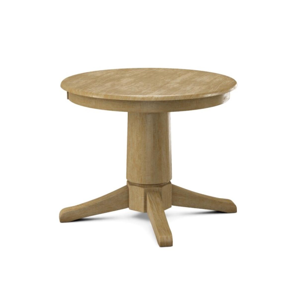 Build Your Own Pedestal Table w/ 30"H Transitional Pedestal for Solid Tops - Image 22