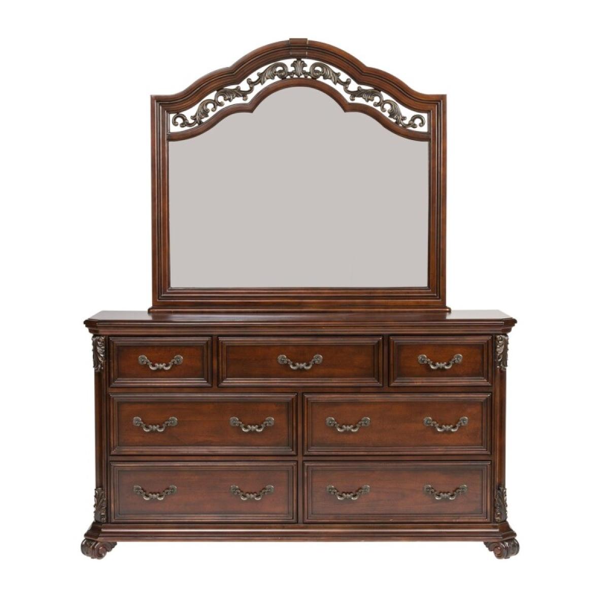 Messina Estates Queen Poster Bed, Dresser & Mirror, Night Stand - Image 5
