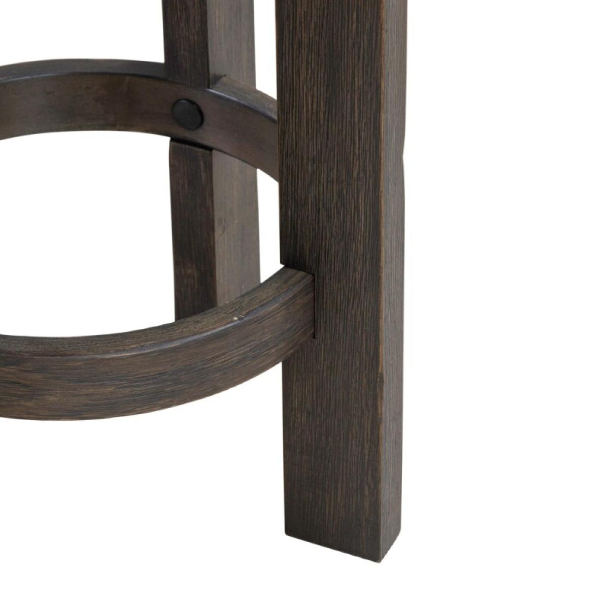 Lennox Hill Uph Swivel Console Stool - Image 7