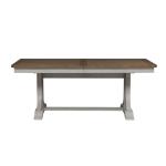 Farmhouse Reimagined Opt 5 Piece Trestle Table Set - Image 4