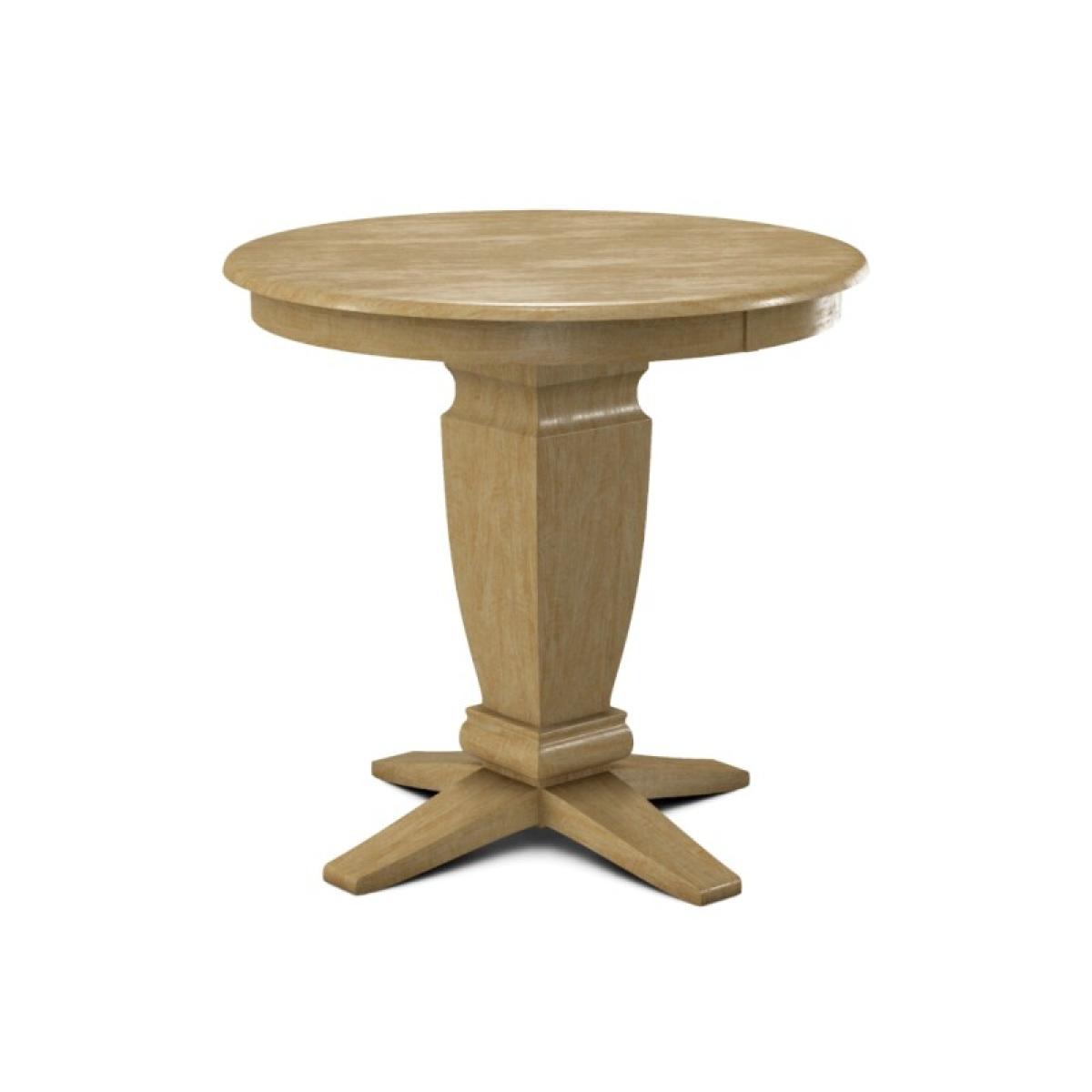 Build Your Own Pedestal Table w/ 36"H Java Gathering Pedestal for Solid Tops - Image 37