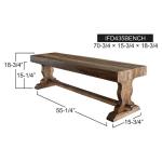 Wooden Bench - Marquez - Image 7
