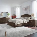 Avalon Queen Panel Storage Bed, Dresser & Mirror, Night Stand