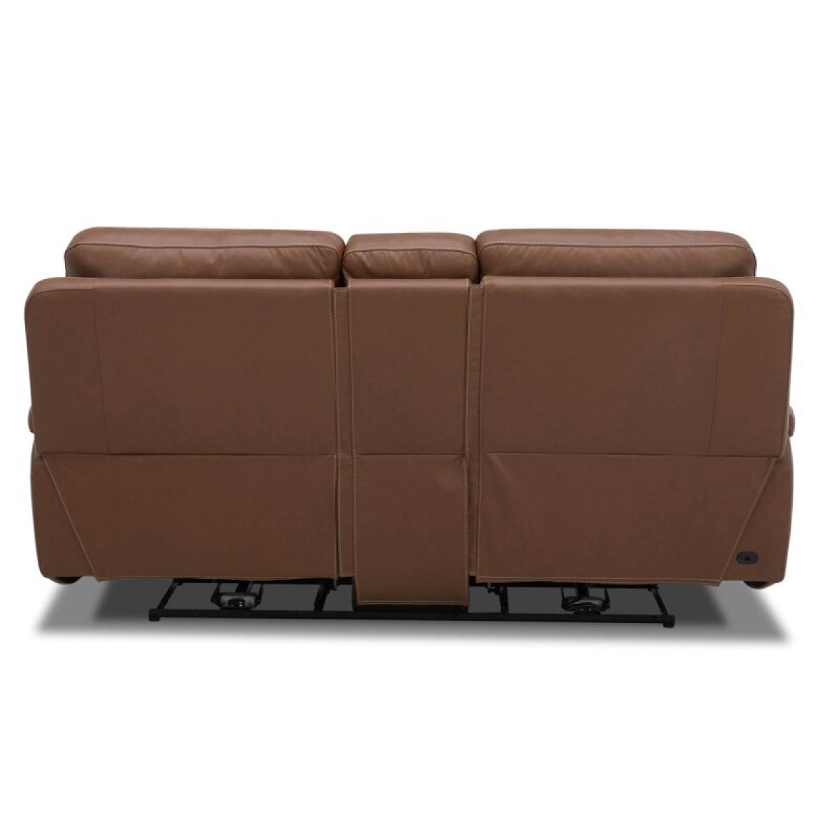 Loveseat w/Console P3 & ZG - Saddle - Image 7