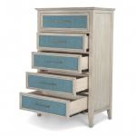 Ocean Isles 5 Drawer Woven Chest - Image 4
