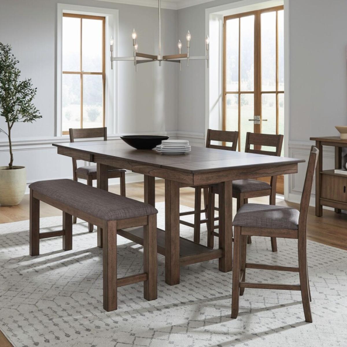 Brook Bay Opt 6 Piece Gathering Trestle Table - Image 2