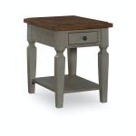 Home Accents - Vista End Table in Hickory & Stone
