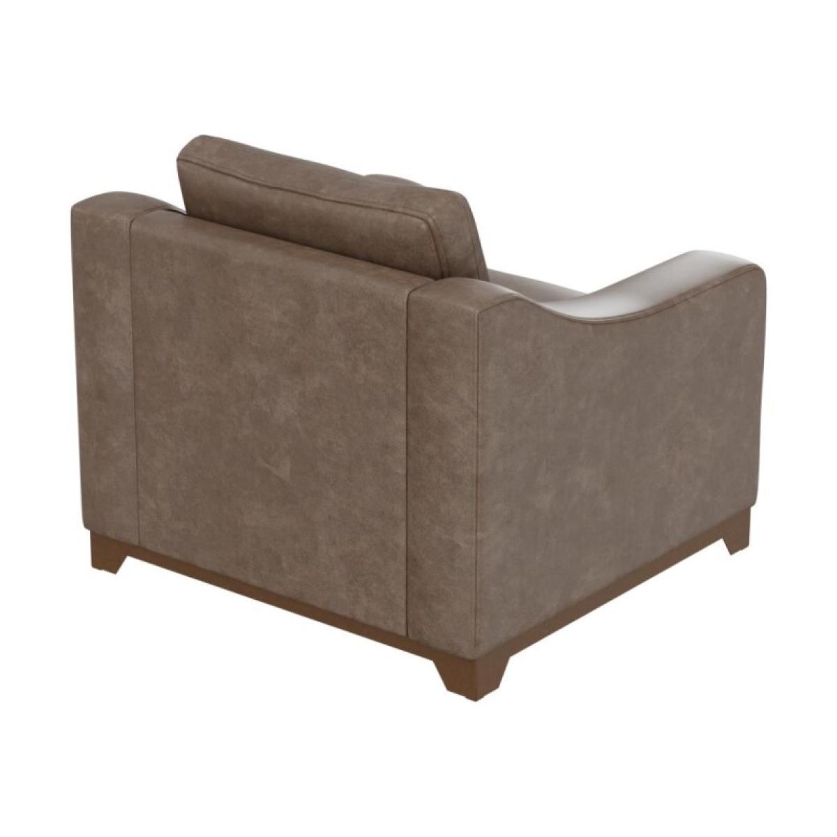 Wooden Frame & Base, Armchair - Natural Parota - Image 4