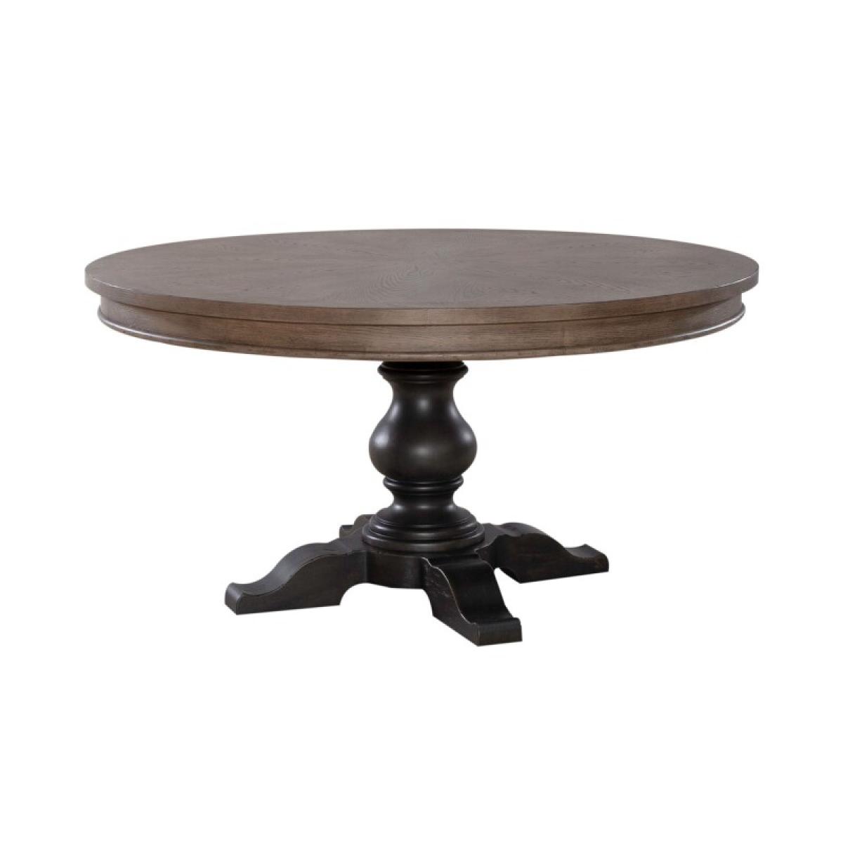 Single Pedestal Table Base- Black - Image 3