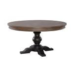 Single Pedestal Table Base- Black - Image 3