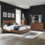 King Platform Bed, Dresser & Mirror, Chest