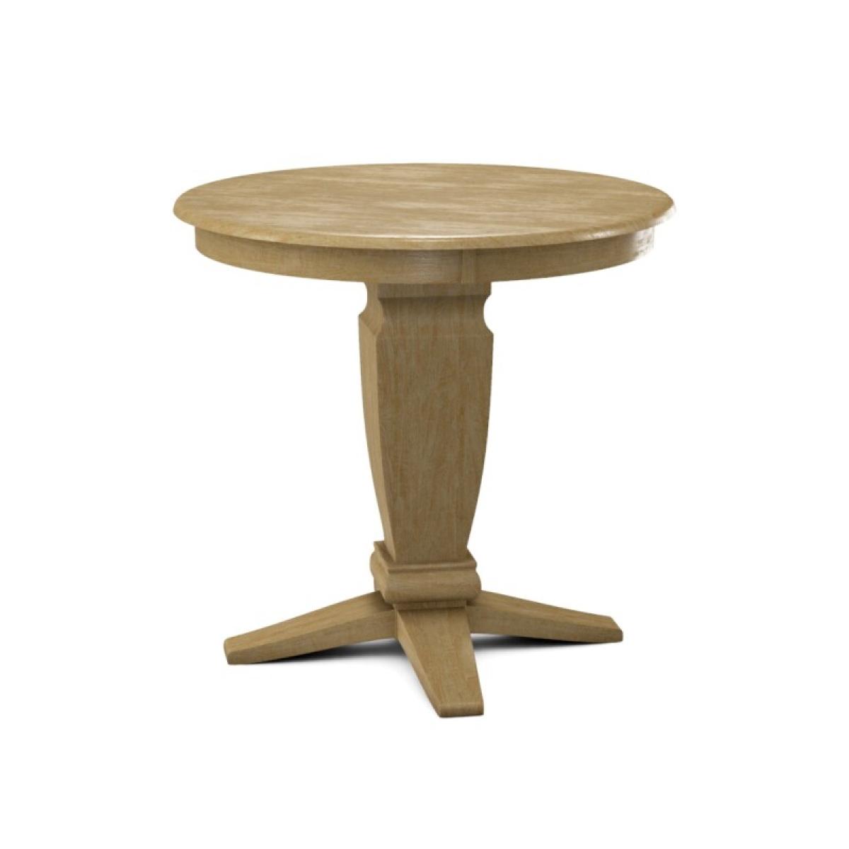 Build Your Own Pedestal Table w/ 36"H Java Gathering Pedestal for Solid Tops - Image 4