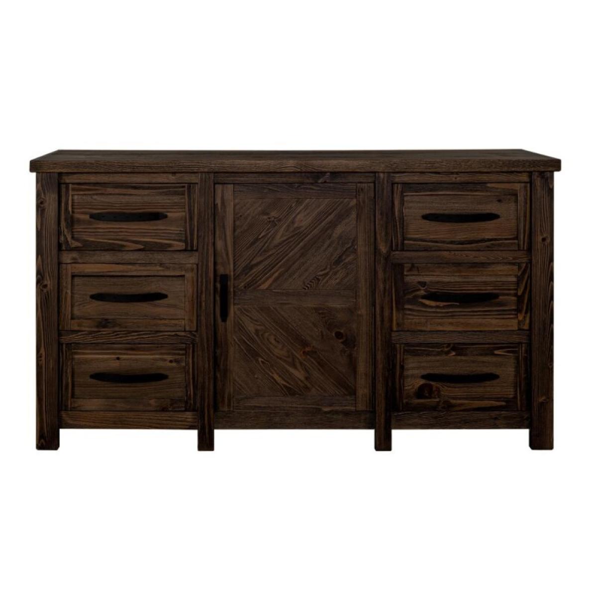 6 Drawer & 1 Door, Dresser - Dutton - Image 2