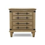 Farmhouse Chic 2-Drawer Nightstand - Image 5