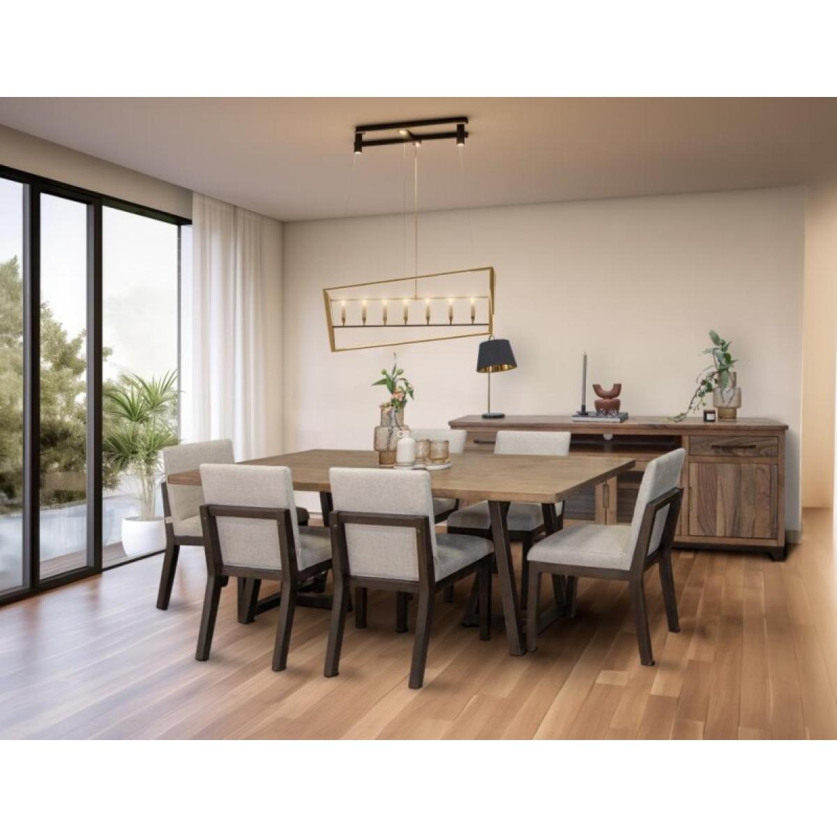 Natural Parota, Rectangular Dining Table - Natural Parota - Image 3