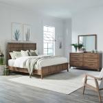 Queen Panel Bed, Dresser & Mirror