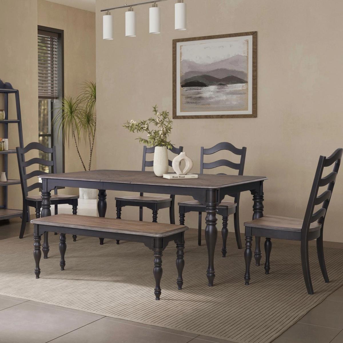 6 Piece Leg Table Set - Image 2