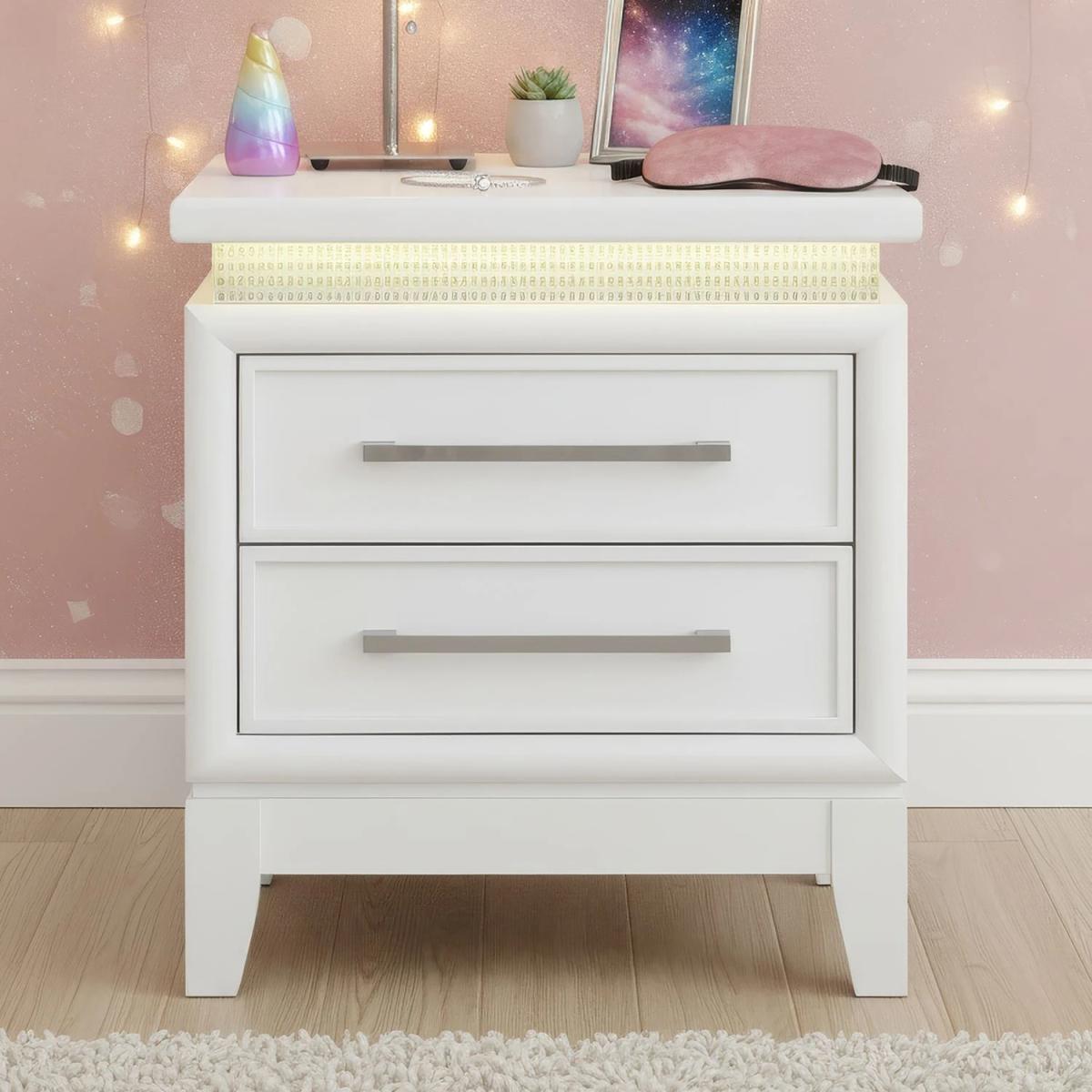 Nightstand w/ Charging Station - Image 2