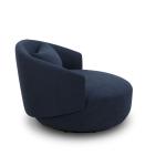 Uph Swivel Cuddler Chair - Midnight - Image 5