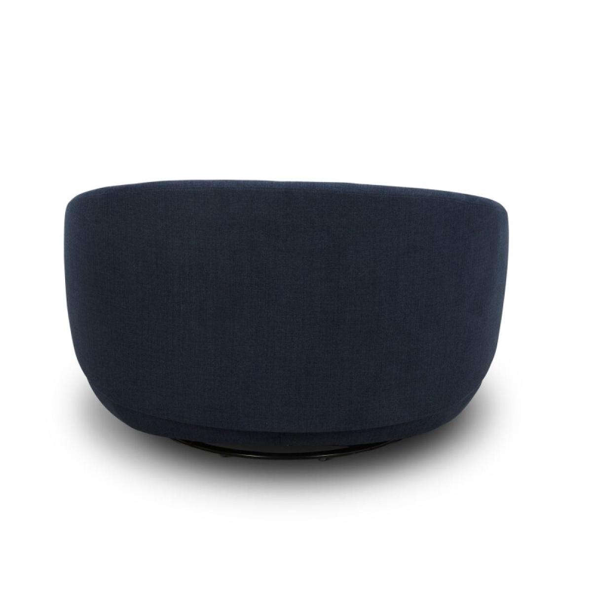 Uph Swivel Cuddler Chair - Midnight - Image 6