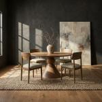 Opt 5 Piece Round Ped Table Set