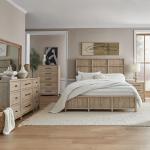 King California Panel Bed, Dresser & Mirror, Chest, Night Stand